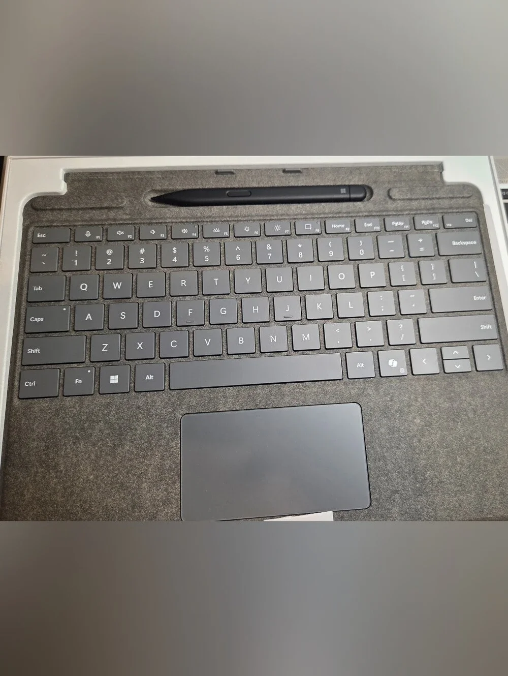 Microsoft Surface Pro Type Cover Keyboard with Pen - Dark Gray